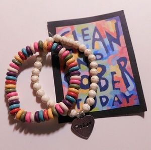 Clean & Sober Bracelet Set
